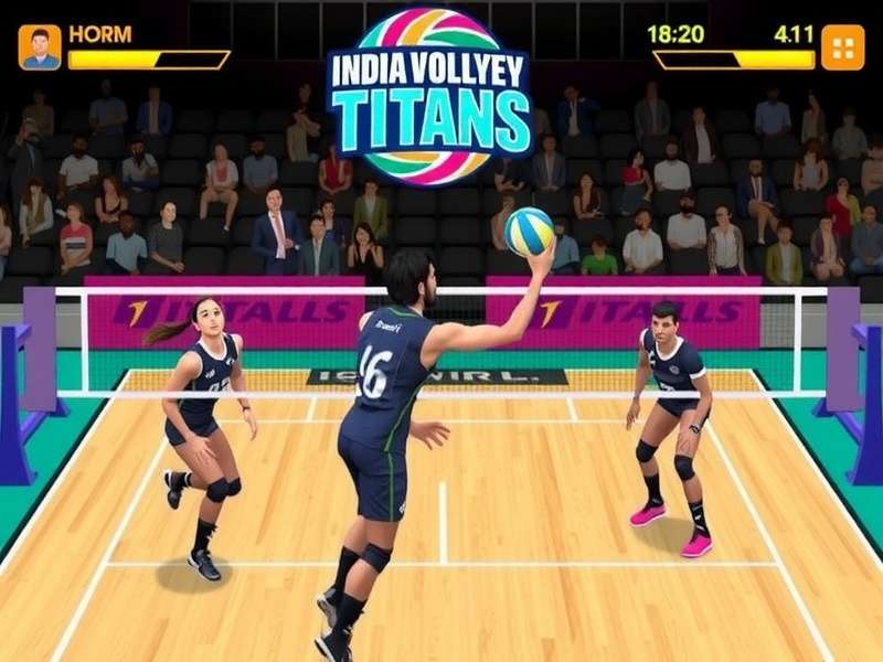 India Volley Titans in Action India Volley Titans Gameplay
